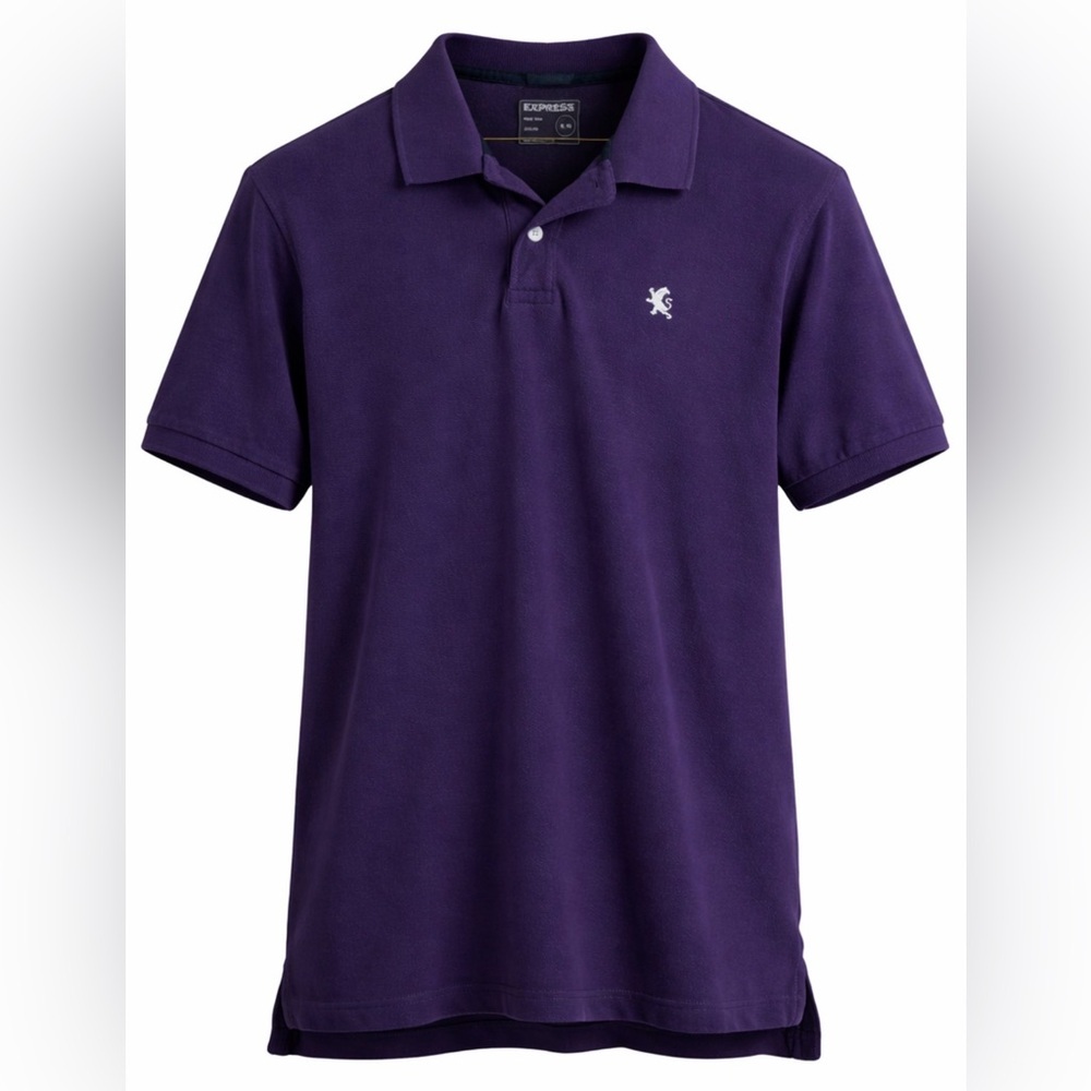 Express Purple Polo Shirt Size XL​